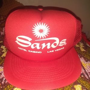 Sands casino trucker hat